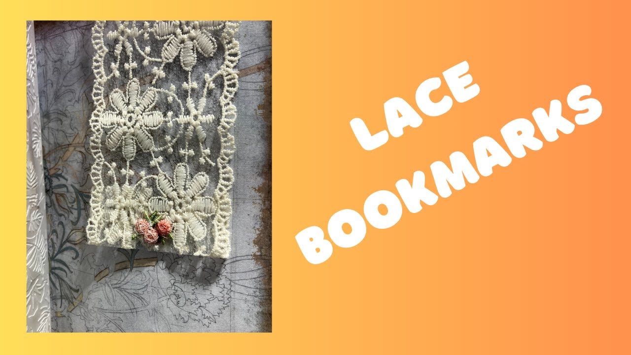 Crafting Magic: How to Create Magnetic Lace Bookmarks  | DIY Tutorial | Junk Journal Ideas