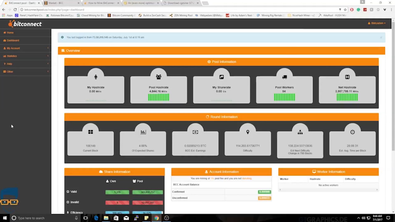 How to get free Bitconnect coins - MINING