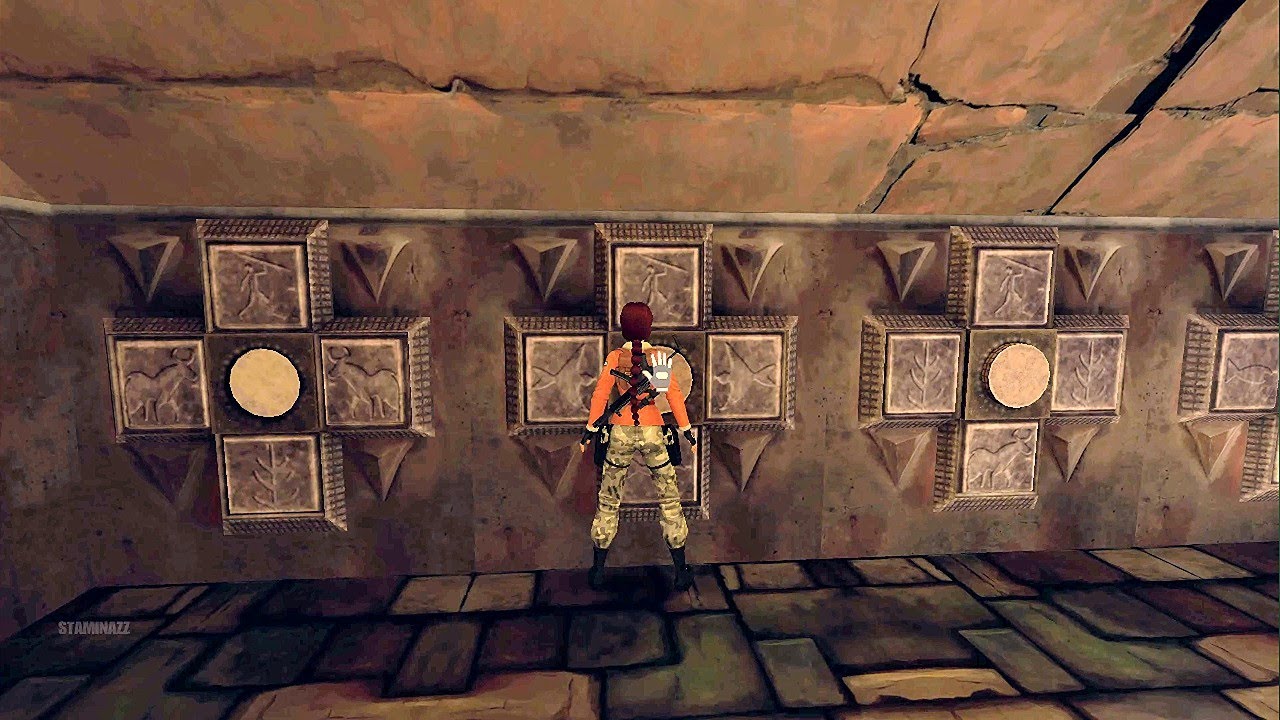 Button Puzzle Lost City of Tinnos - Tomb Raider III Remastered