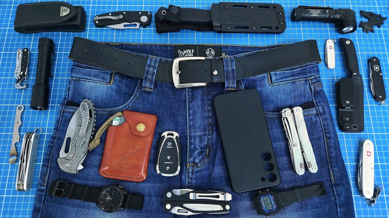Calça Wolf Attack Triple Invisble Cordura! Mostrando meu EDC nessa calça feita de Jeans com cordura!