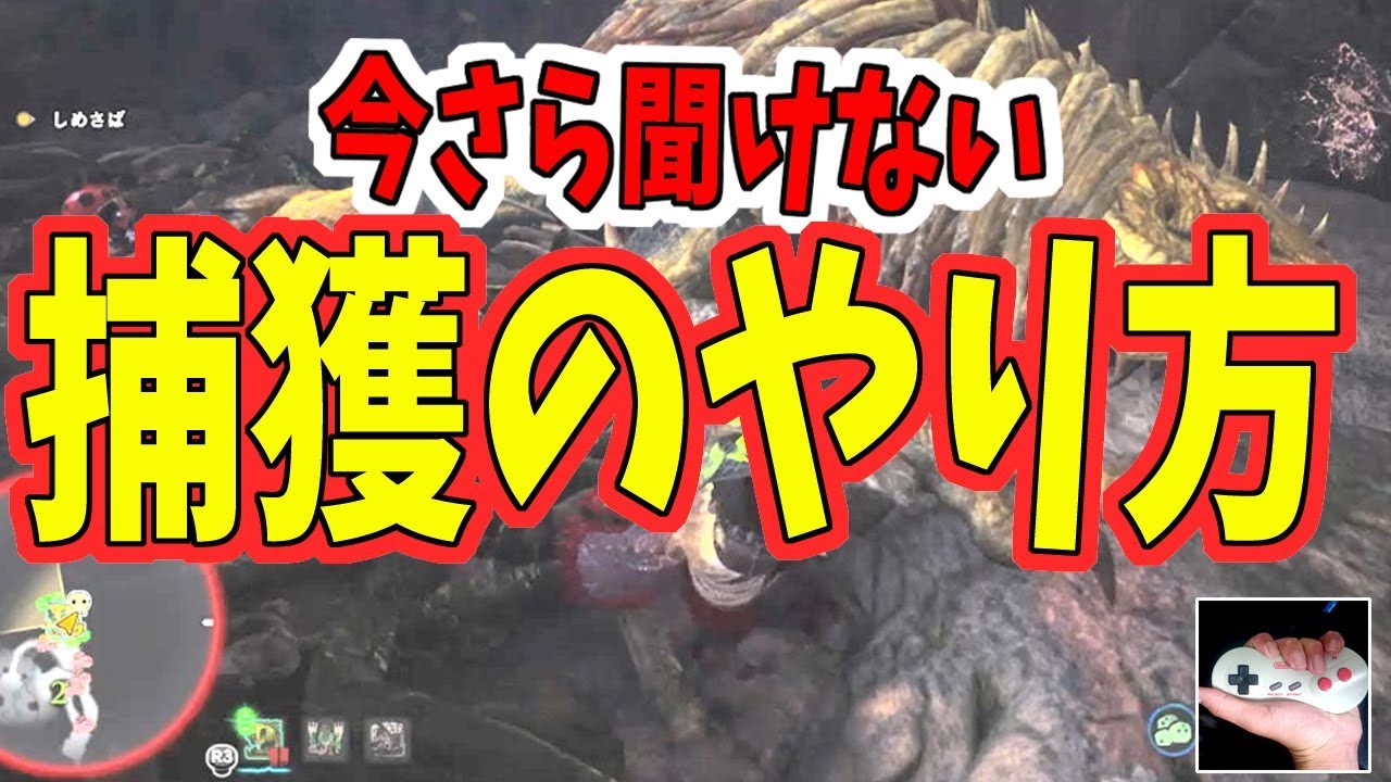 【MHW解説】捕獲を敬遠してませんか？初心者さん向けの捕獲のやり方を解説します！