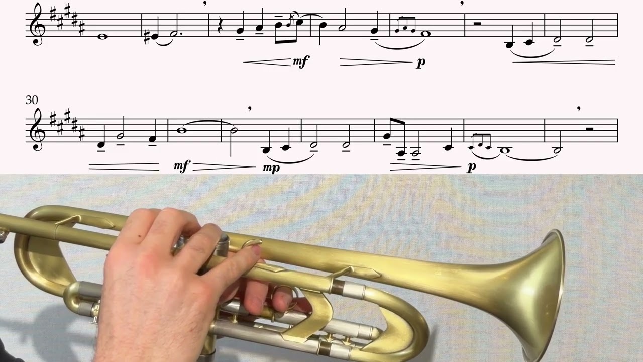 White Christmas Bb Trumpet Cover | Full Play Along + Sheet Music
