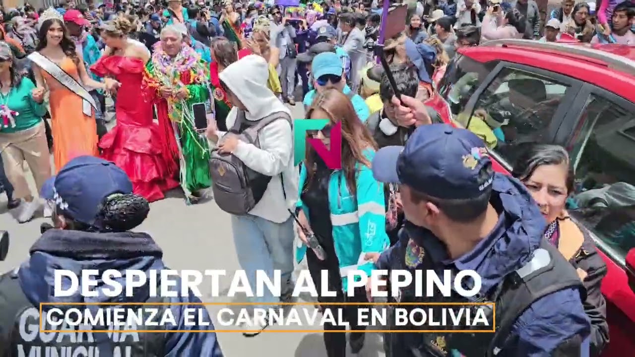 Comienza el Carnaval en Bolivia: Despiertan al pepino paceño - REPORTAJE