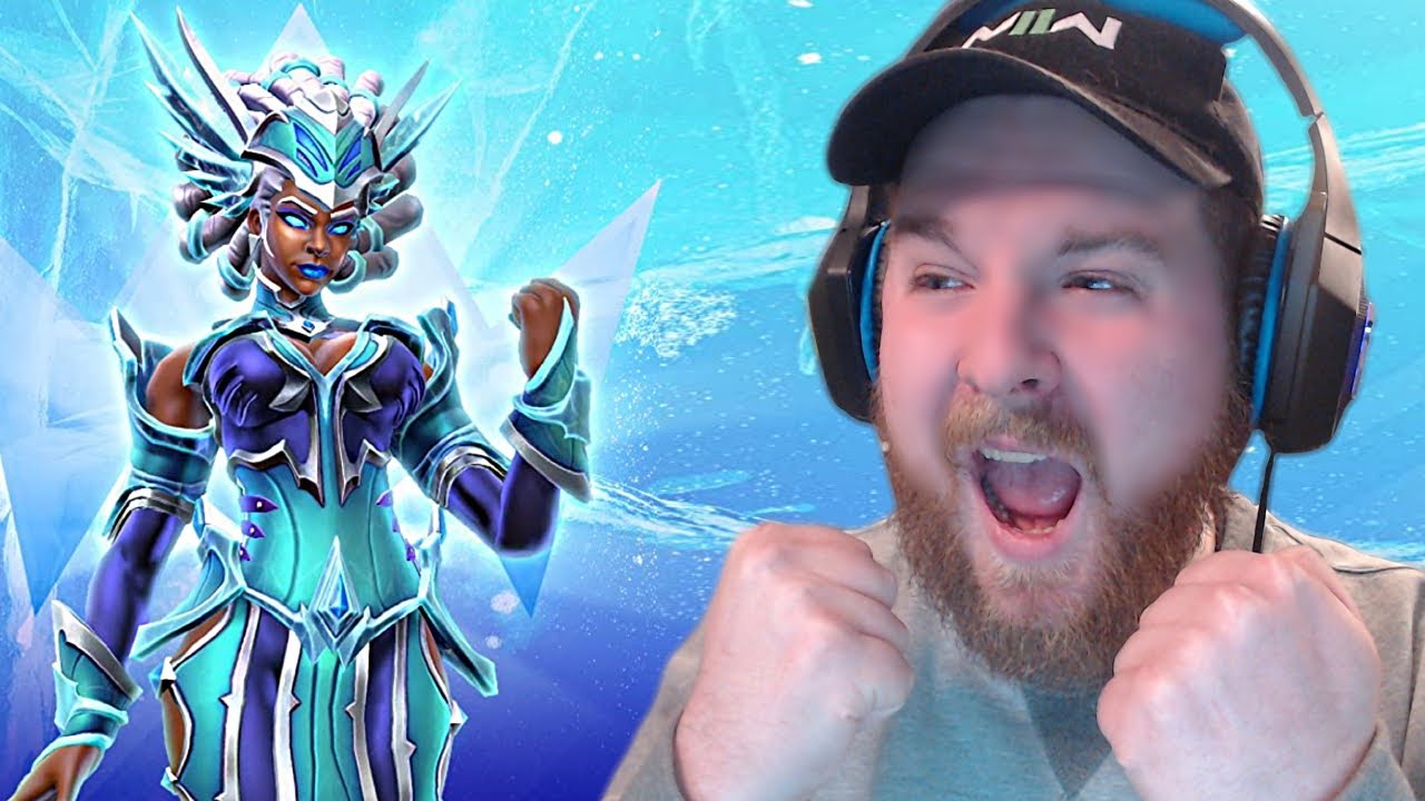 *NEW* DIVINE ICE QUEEN MAGE SKIN GAMEPLAY!... | Realm Royale Reforged