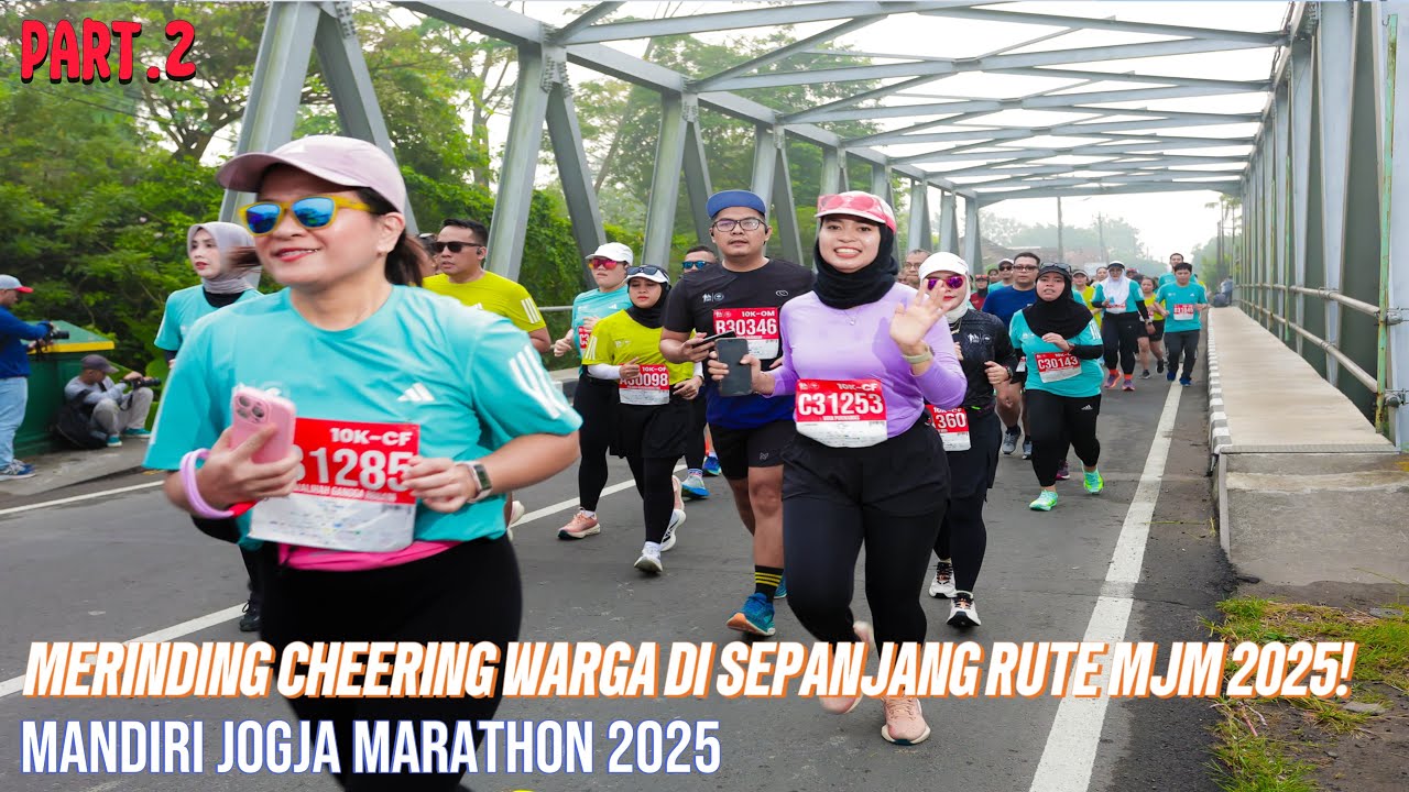 BELUM FINISH SUDAH MERINDING! CHEERING WARGA DI SEPANJANG RUTE MJM 2025!