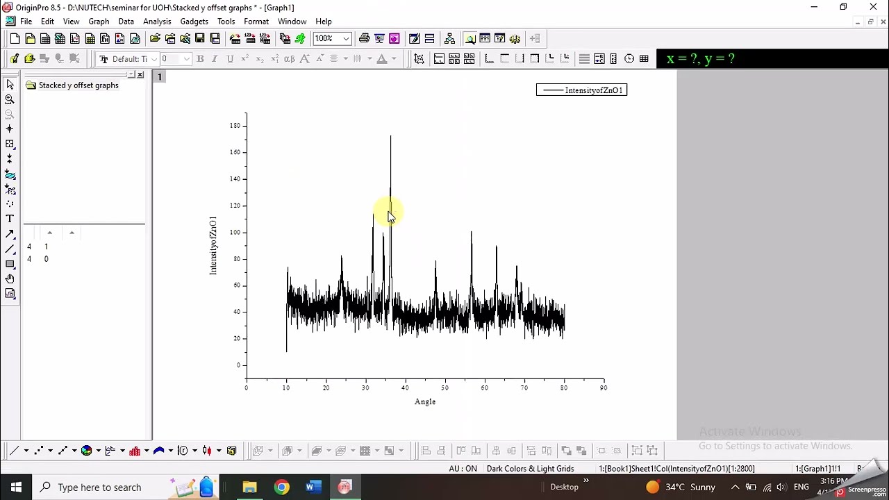 Smoothing data in Origin Pro 8