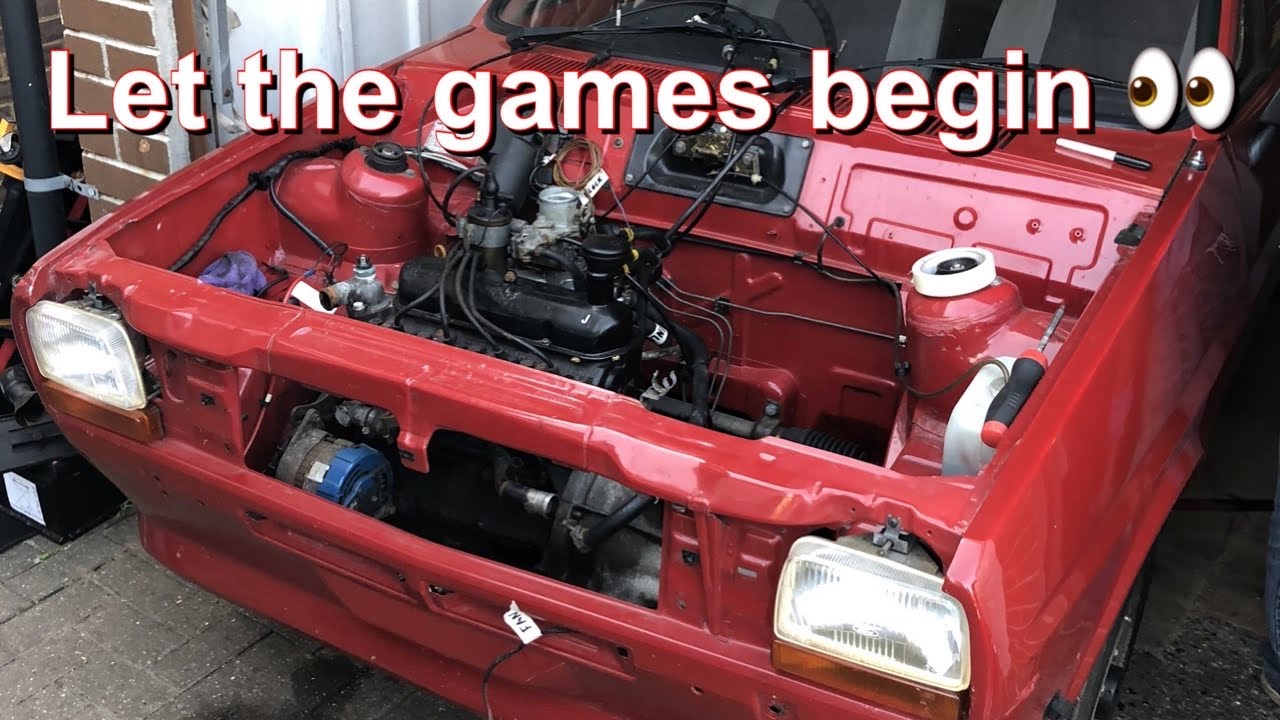 Mk1 fiesta project (Ep2) stripping the engine bay / front of the car down