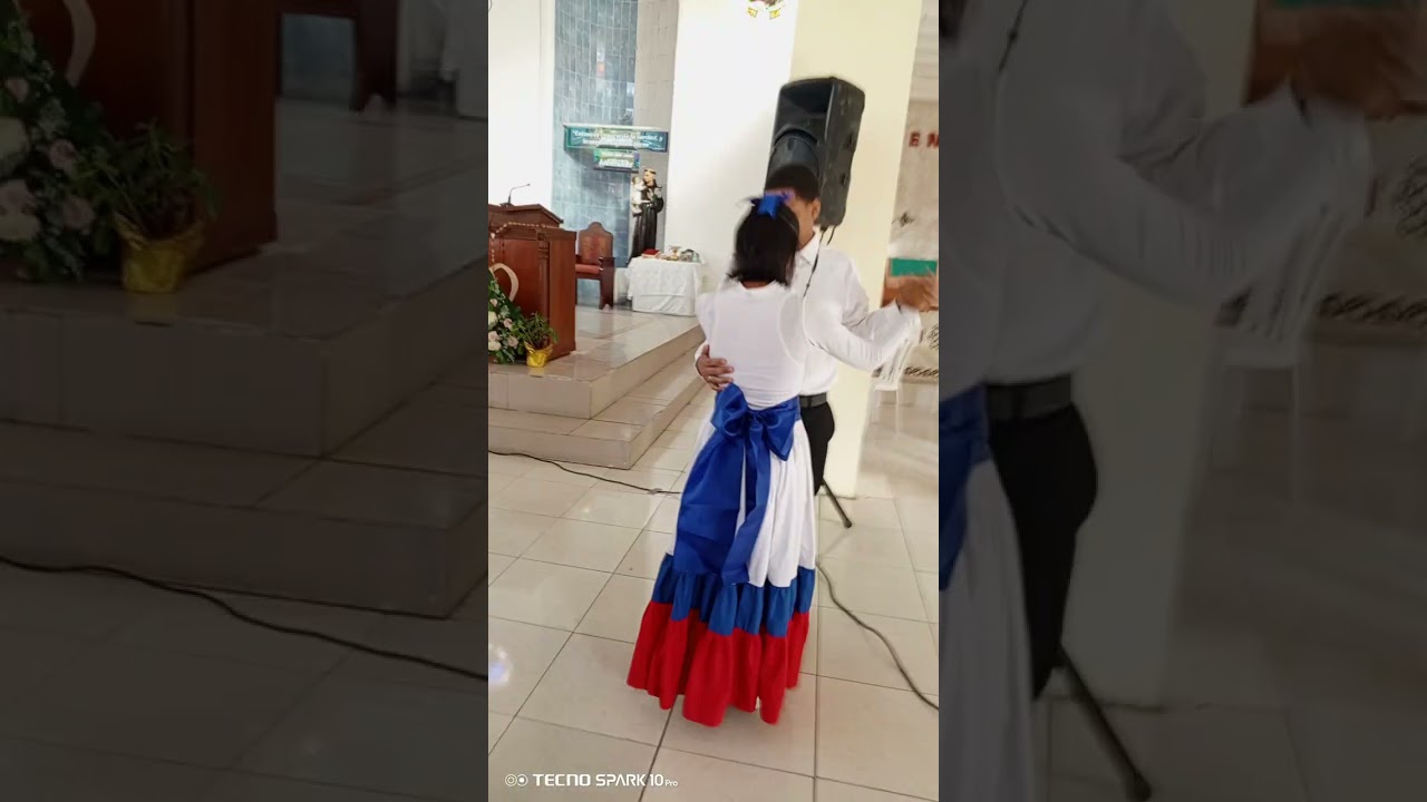 Animación de las jovencitas de la parroquia de nuestra señora de Fátima 