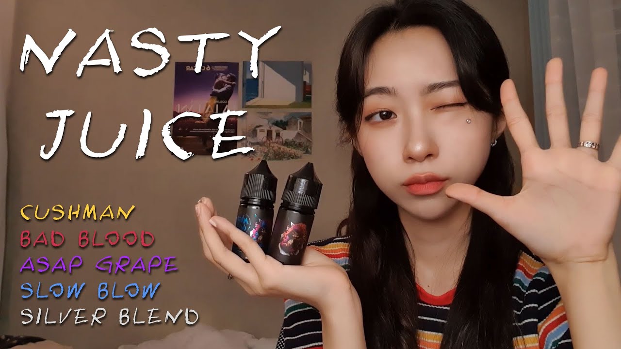 버릴 게 없는 네스티쥬스 입호흡 5종! SLOW BLOW, CUSHMAN, ASAP GRAPE, BAD BLOOD, SILVER BLEND