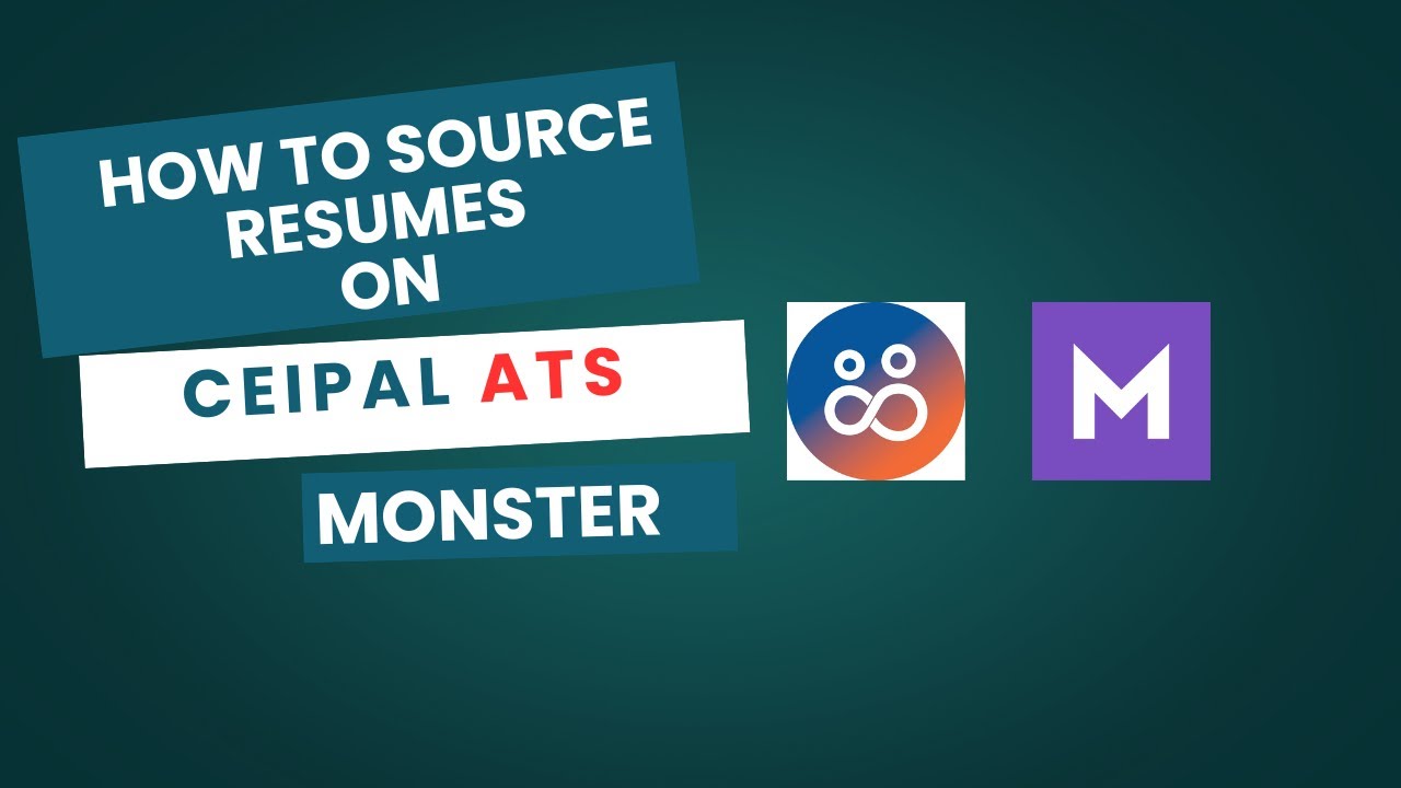 How To Source Resumes On Ceipal Monster - English | Canada And US IT Recruiting Process
