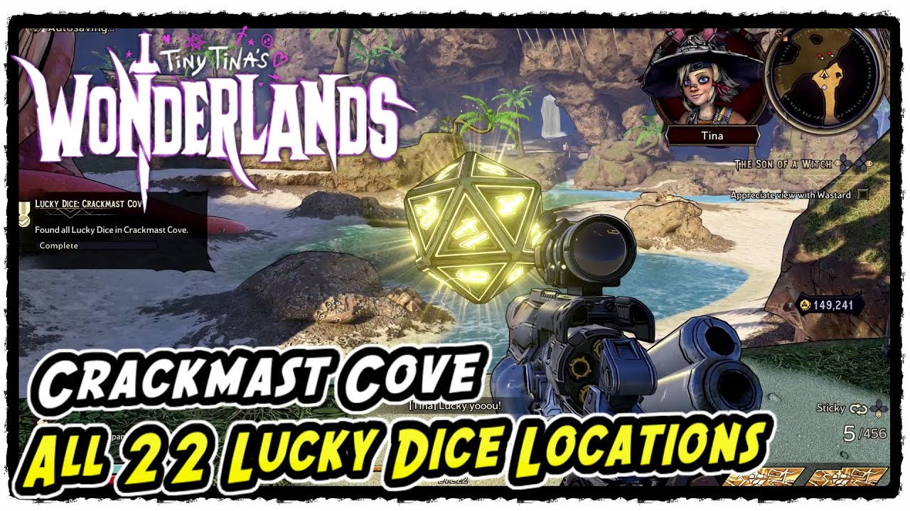 Crackmast Cove All 22 Lucky Dice Locations in Tiny Tina's Wonderlands