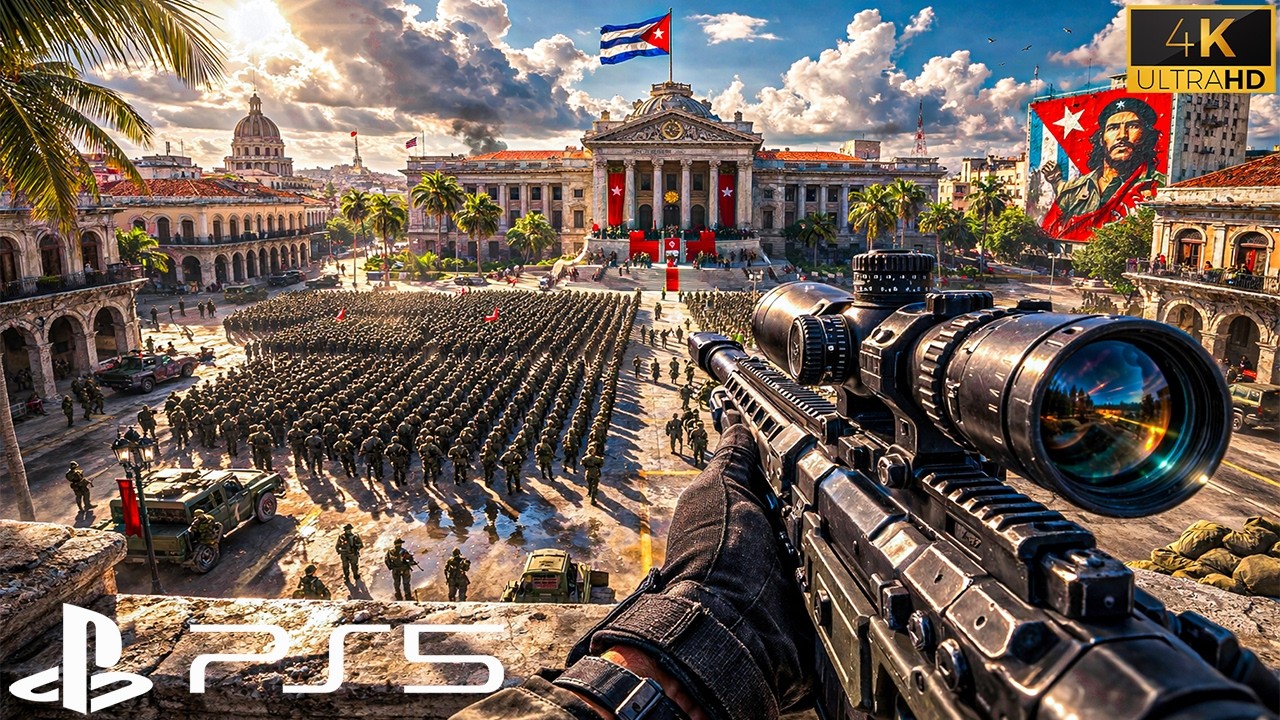 Undercover Sniper Mission in CUBA | Call of Duty Ultra Immersive 4K60FPS Gameplay