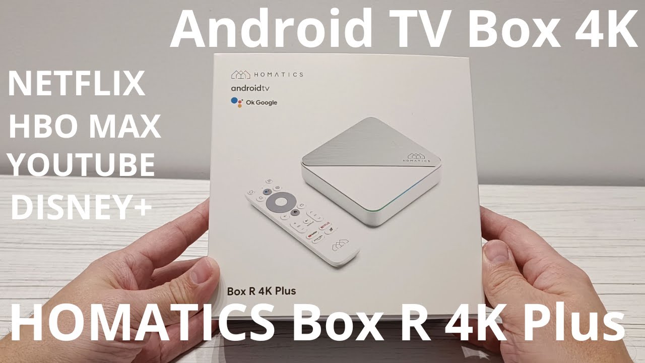 HOMATICS Box R 4K Plus - Android Box TV  pod  Netflix, Disney+ , HBO GO czy Player