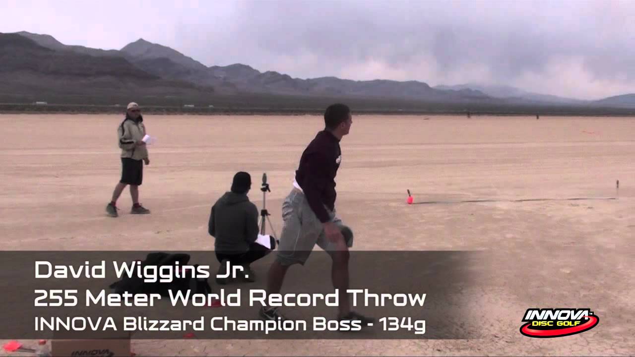 World Record Disc Golf Throw - David Wiggins Jr.