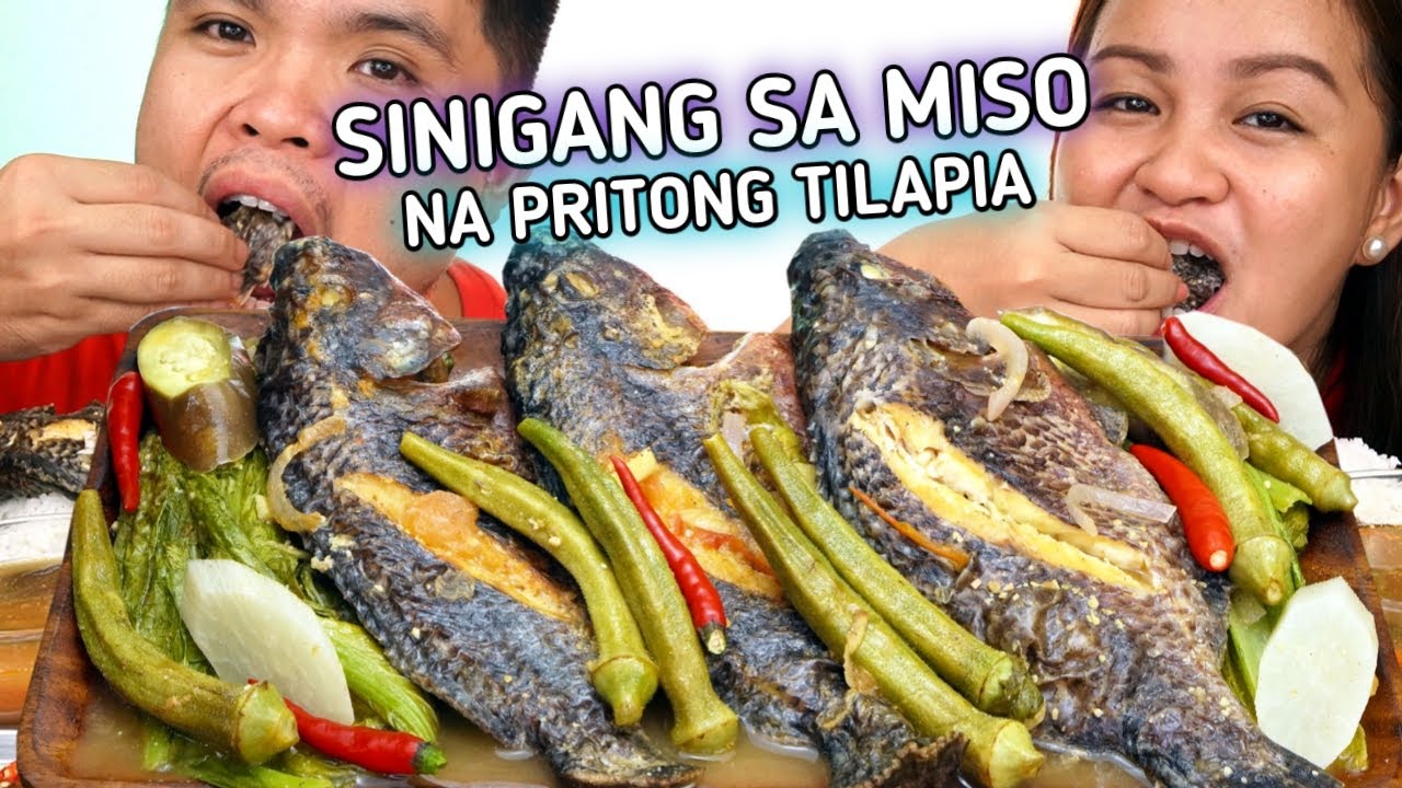 INDOOR COOKING | SINIGANG SA MISO NA PRITONG TILAPIA