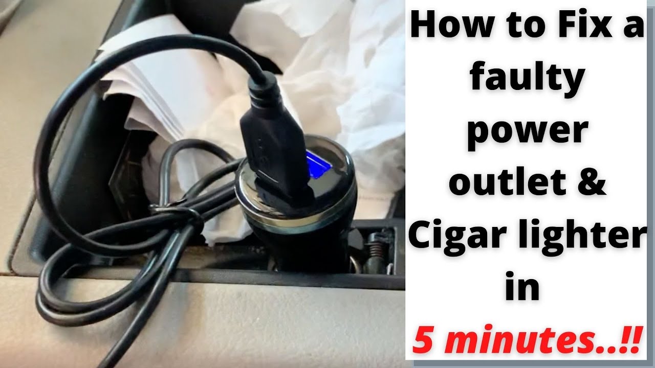 How to fix your Car Power Outlet/Car Cigar Lighter | 2007 - 2011 Toyota Camry.
