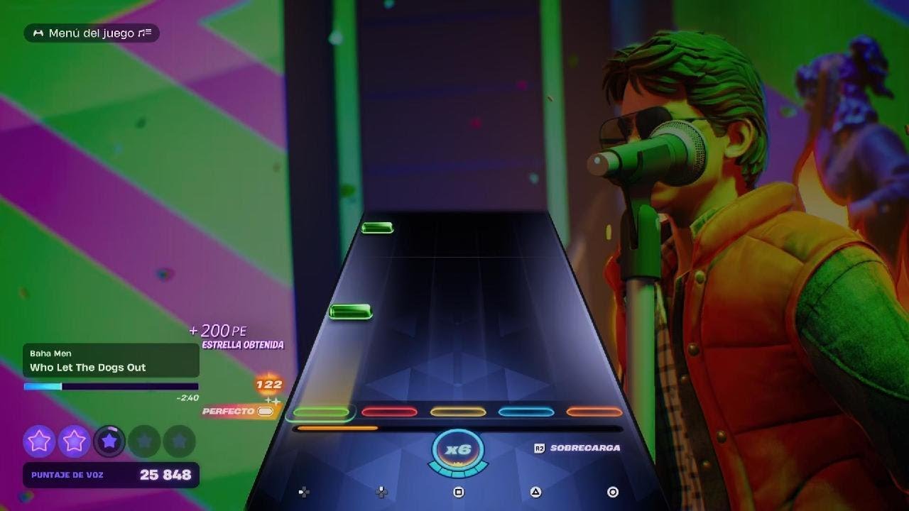 Fortnite Festival - Who Let The Dogs Out by Baha Men - on vocals