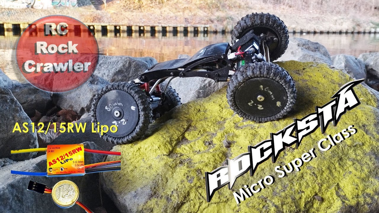 Basher RockSta MOA micro Super Class - EXTREME ROCK TERRAIN -P2 #rccar #moa #micro #microcrawler #rc