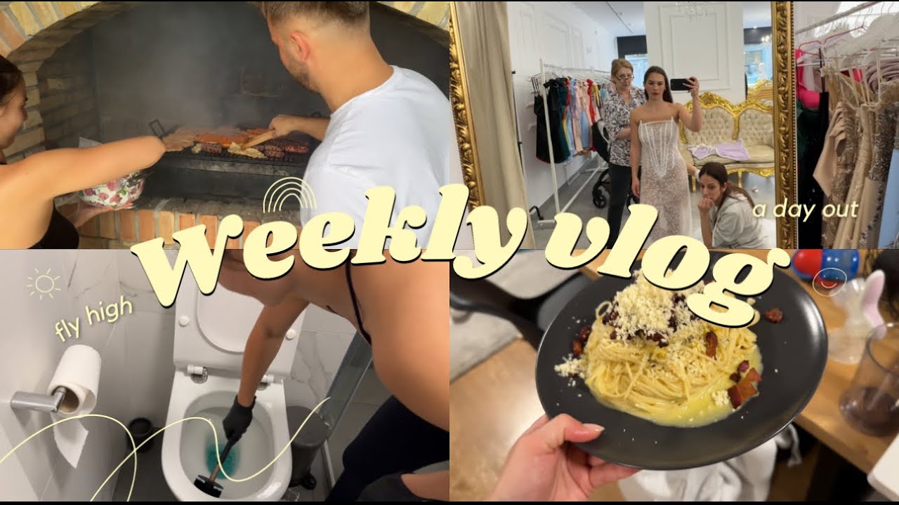WEEKLY VLOG | Čišćenje stana, pravimo roštilj sa društvom