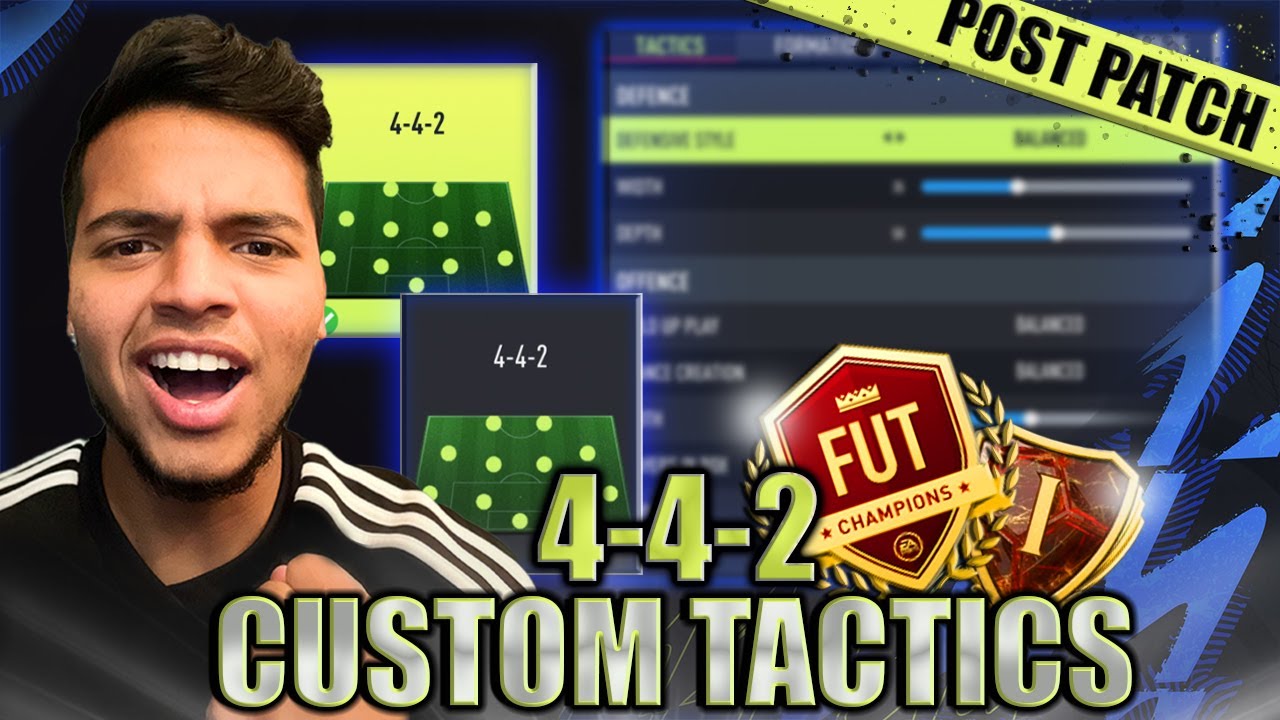 4-4-2 The BEST FORMATION?! FIFA 22 442 Custom Tactics & Instructions