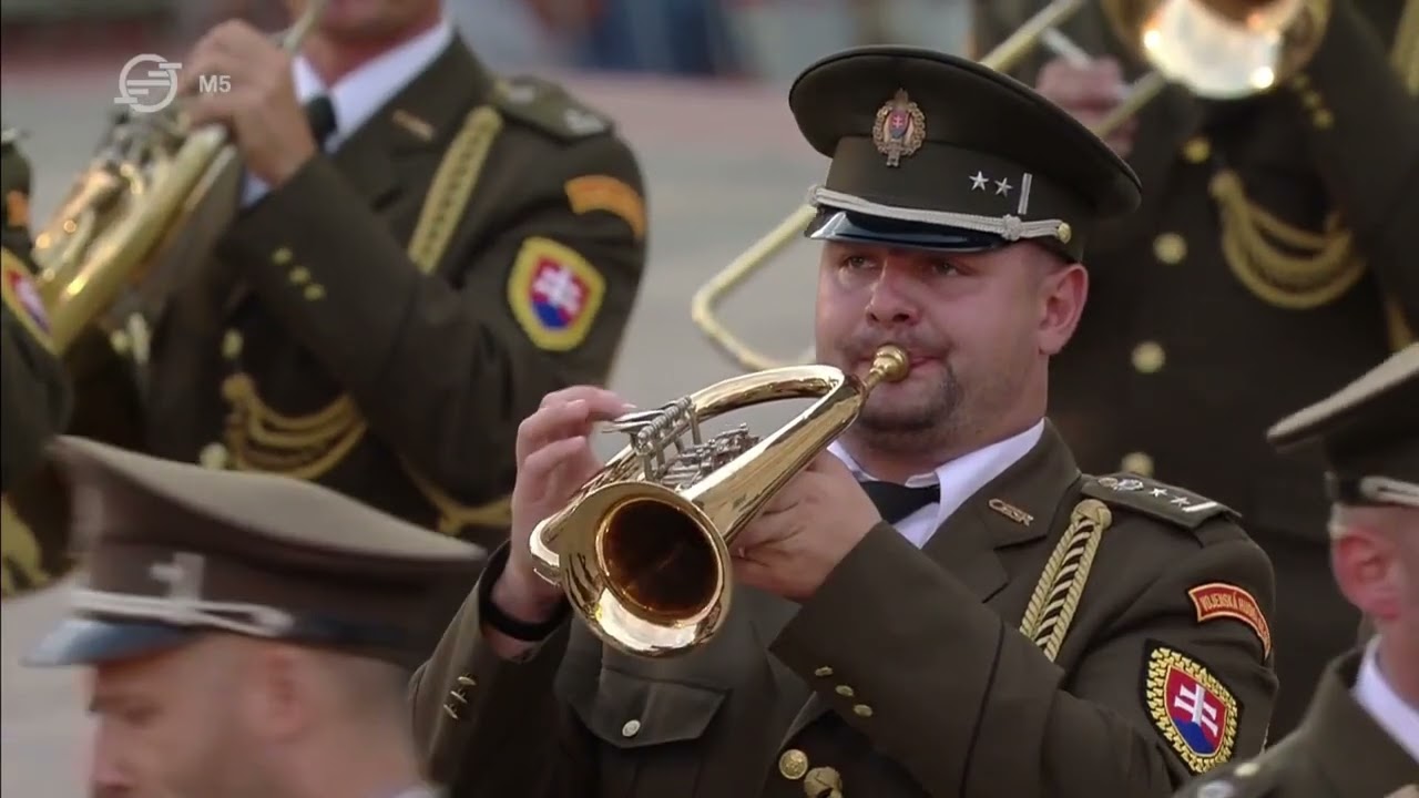 Vojenská hudba OS SR Bratislava: Maďarsko - Debrecín 2024, show program - zvuk mono