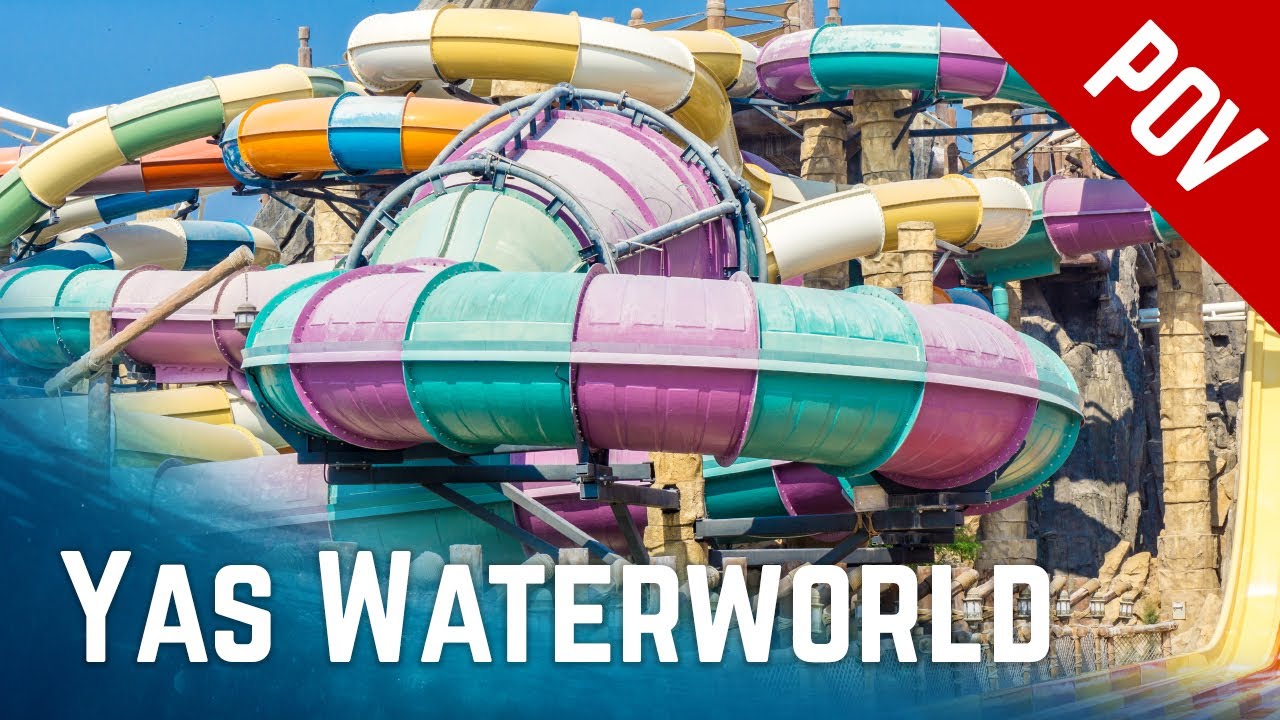 Awesome Waterpark! Yas Waterworld Abu Dhabi, UAE