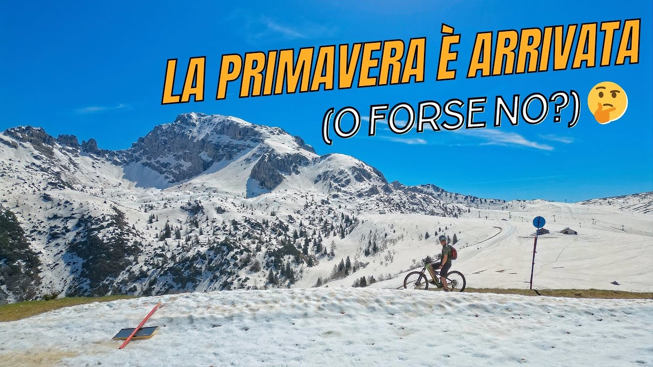 MTB: Piani di Bobbio - tra neve e sole
