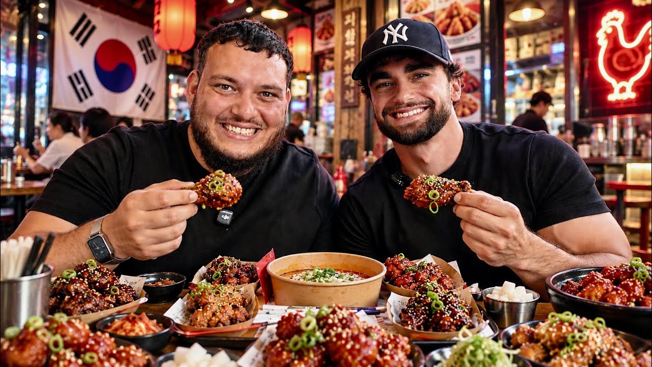 KOREAN FRIED CHICKEN Test mit @AbuGoku9999 in Berlin 😋🍗 | Arda Saatci