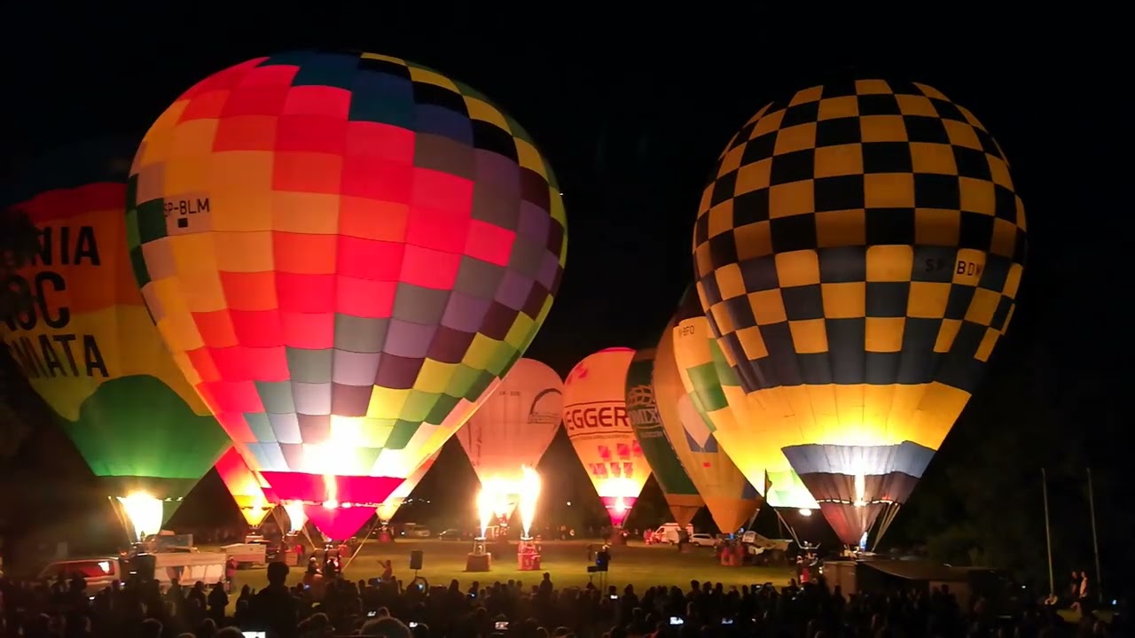 Balony koło zamku w Pszczynie