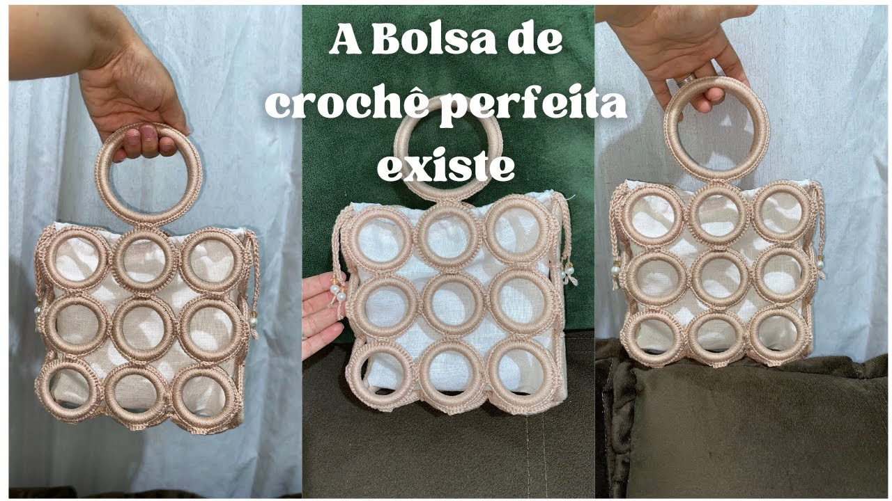 BOLSA DE CROCHÊ PRAIANA PERFEITA. #bolsadecroche #crochet #croche #bolsa  #tutorial  #videoviral 