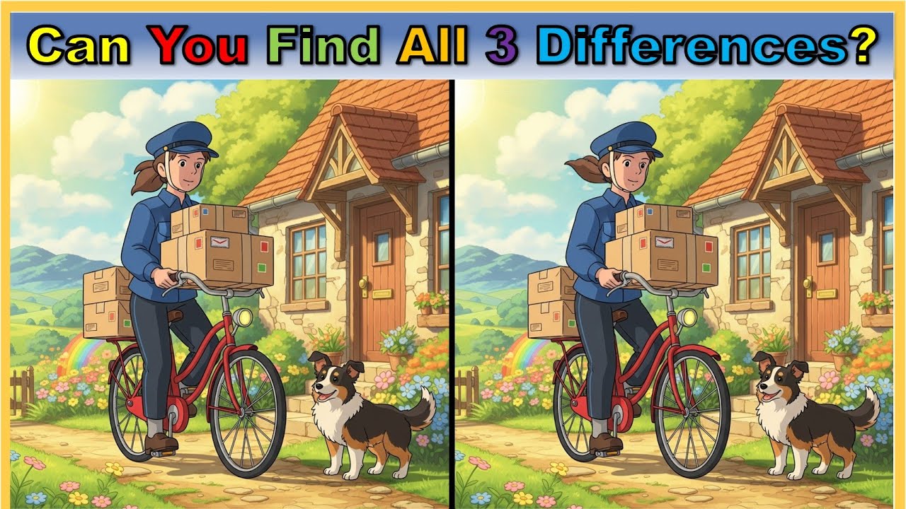 【Spot the Difference | Brain Health】 Memory & Focus Training Puzzle | Dementia Prevention