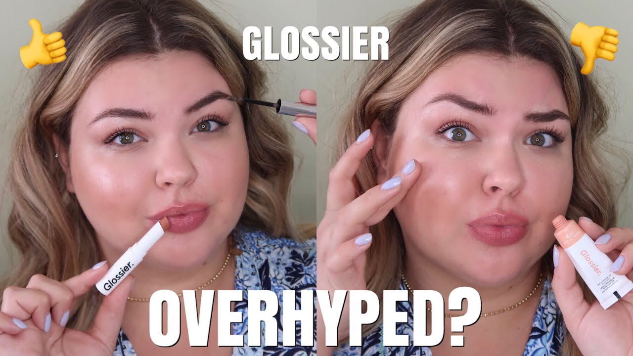 FULL FACE OF GLOSSIER MAKEUP | IS IT WORTH THE HYPE?