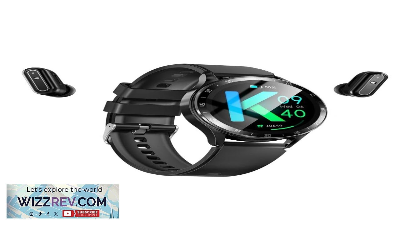 X10 Smart Watch With Earbuds For IPhone Android Smartphones 1.39 Inch Round