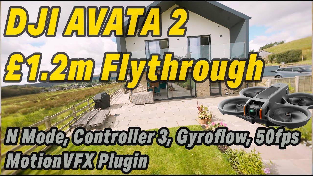 DJI AVATA 2, Controller 3, Sport Mode / Normal Mode / One Take Flythrough