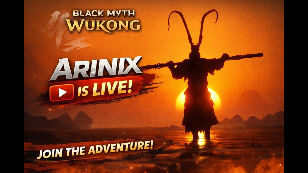 Black Myth Wukong LIVE &mdash; Pure Skill Combat (No Magic) | Arinix
