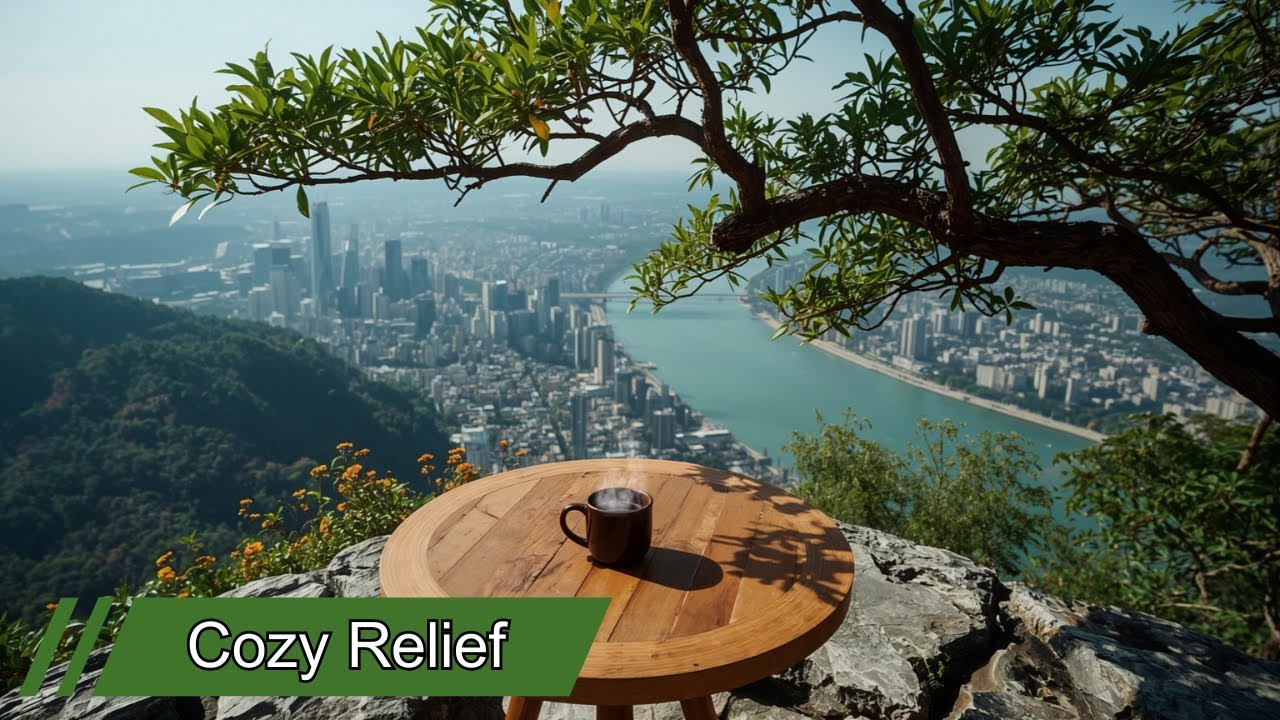 Soothing Music for Anxiety Relief | Peacefully Overlooking the Skyline