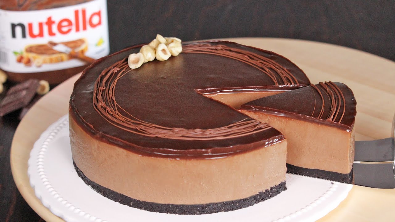 No Bake Nutella Cheesecake | How Tasty Channel