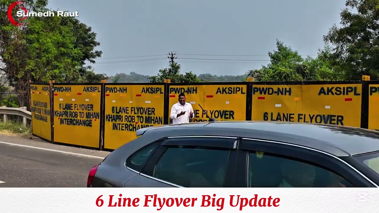 Nagpur Property Big Update: 6-Line Flyover Work Started from Kharpri ROB to MIHAN Interchange | IBFC
