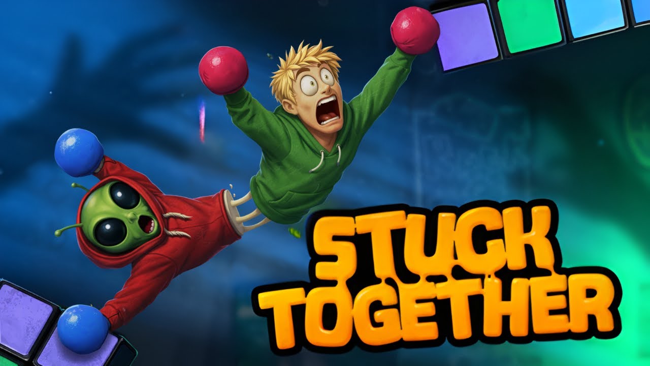 UH OH @SocialXps and I Got Stuck Together!! | Stuck Together