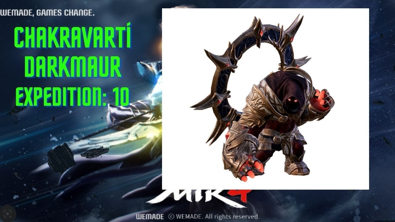 MIR4 Chakravarti Darkmaur Boss Fight !! Clan Expedition Stage: 10 !!