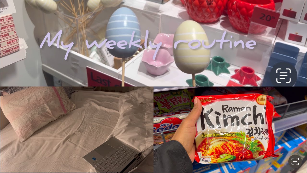 روتيني الأسبوعي💁🏻‍♀️🛍️