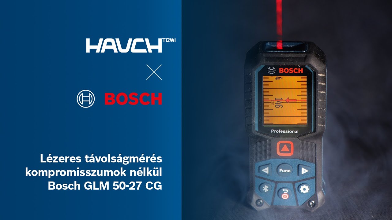 Lézeres távolságmérés kompromisszumok nélkül | Bosch GLM 50-27 CG