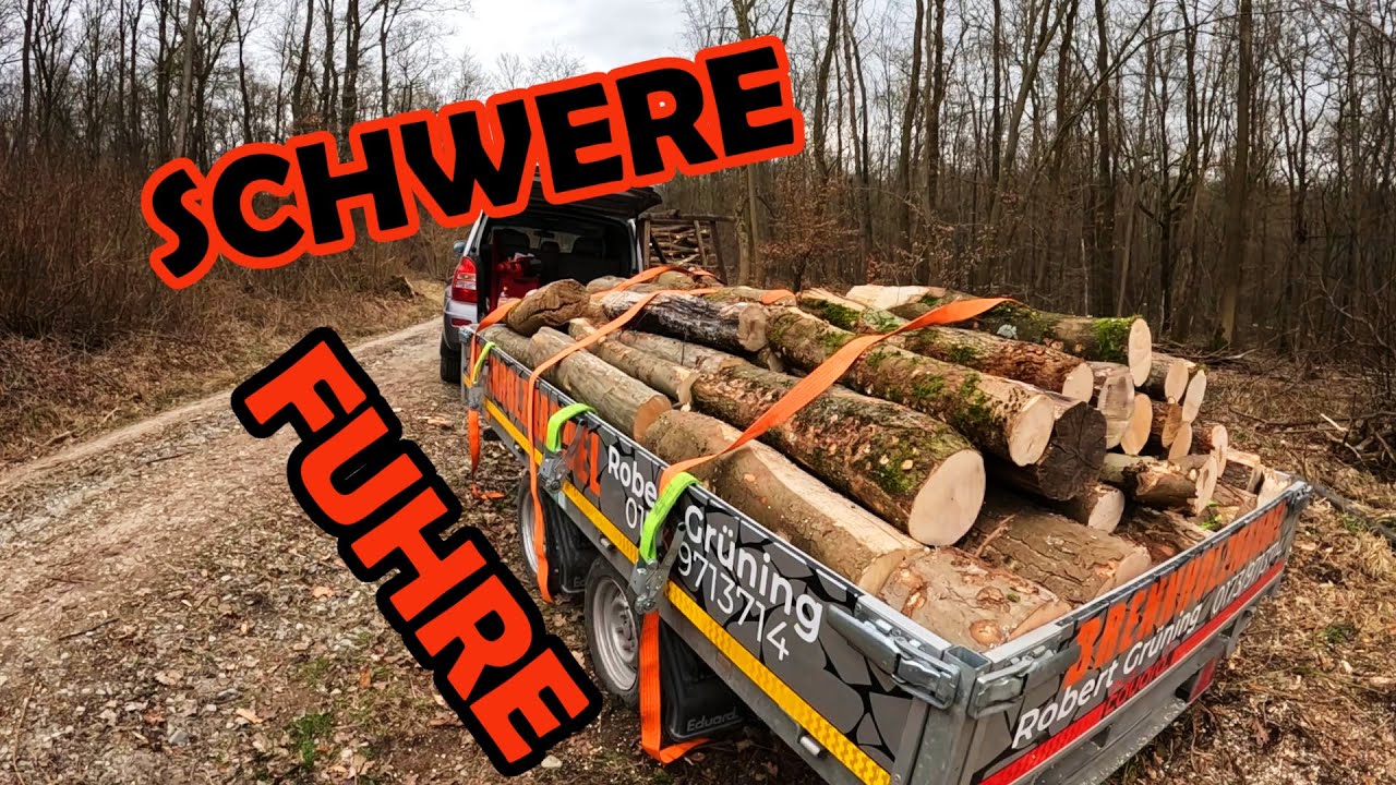 Schon wieder Handarbeit - Das Holz kommt nicht allein aus dem Wald