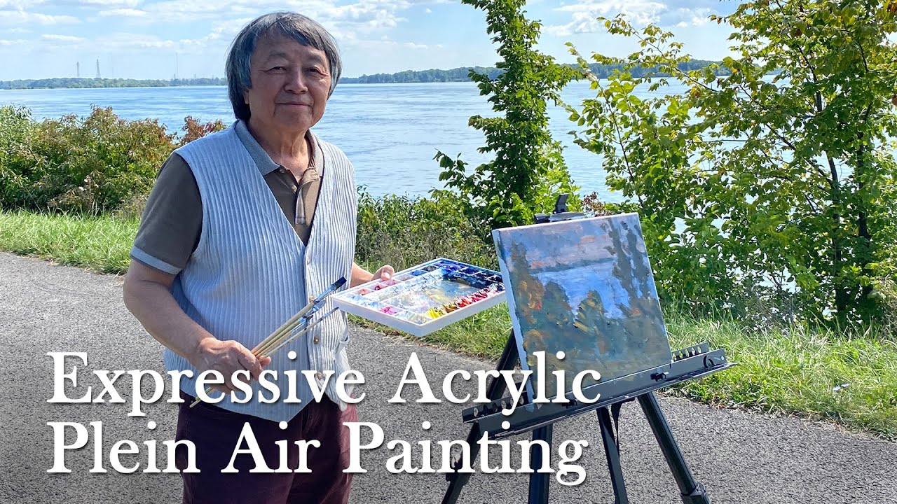 Tips of Expressive Acrylic Plein Air Painting