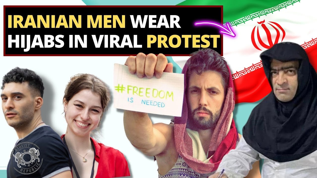 Iranian Men Wear Hijabs In Viral Protest