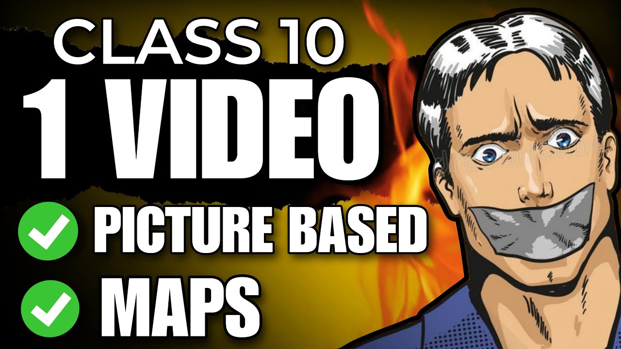 Class 10 SST All Picture Based Questions + Maps  One shot🔥 CBSE 2023-24