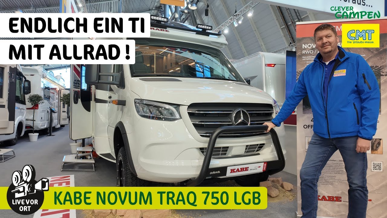 Kabe Novum Traq 750 LGB: Der erste Allrad-Teilintegrierte von Kabe | CMT 2026