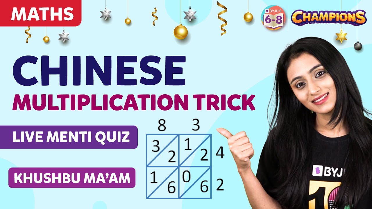 Lattice Multiplication - Chinese Multiplication Trick | BYJU'S - Class 6, 7 & 8