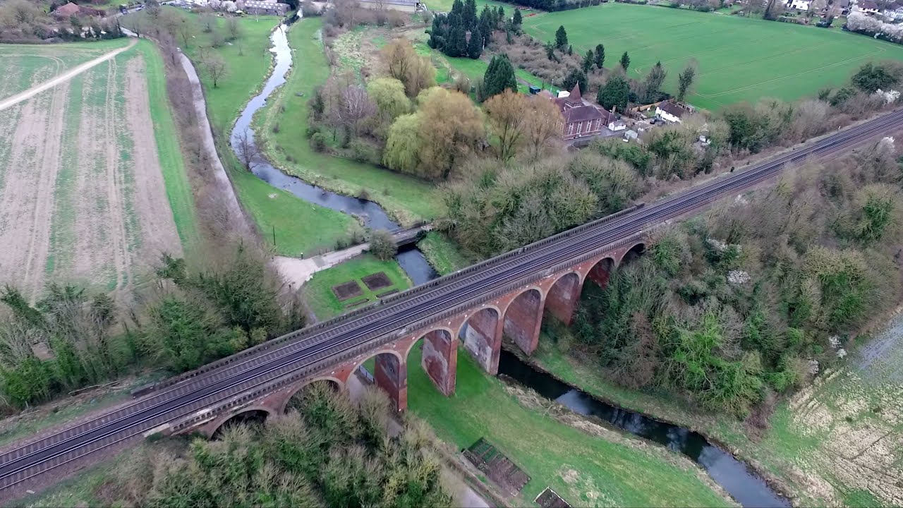 Eynsford Viaduct Drone Video