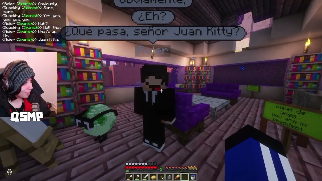 QUACLITY mira a TILIN en el cuerpo de ROIER 😱🥺 QSMP
